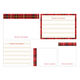 Red Plaid Post-it® Notes Ensemble Image 2 of 3